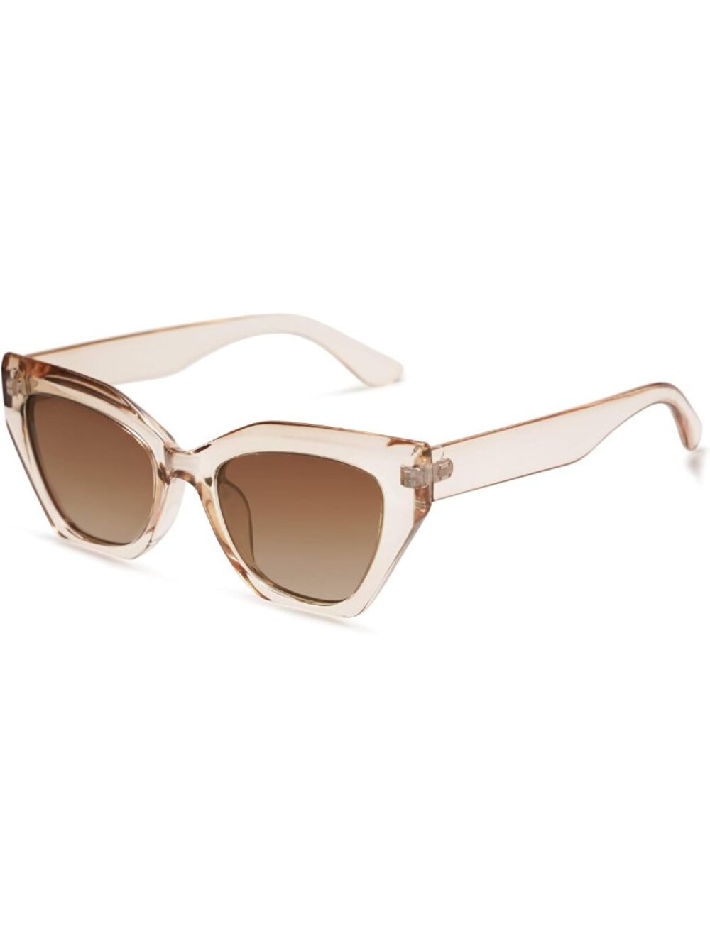 Trendy Irregular Cat Eye Polarized Sunglasses for Women - Stylish UV Protection